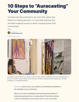 screenshot of first page of article