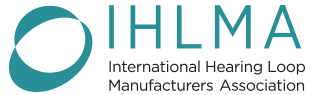 IHLMA logo: International Hearing Loop Manufacturers Association