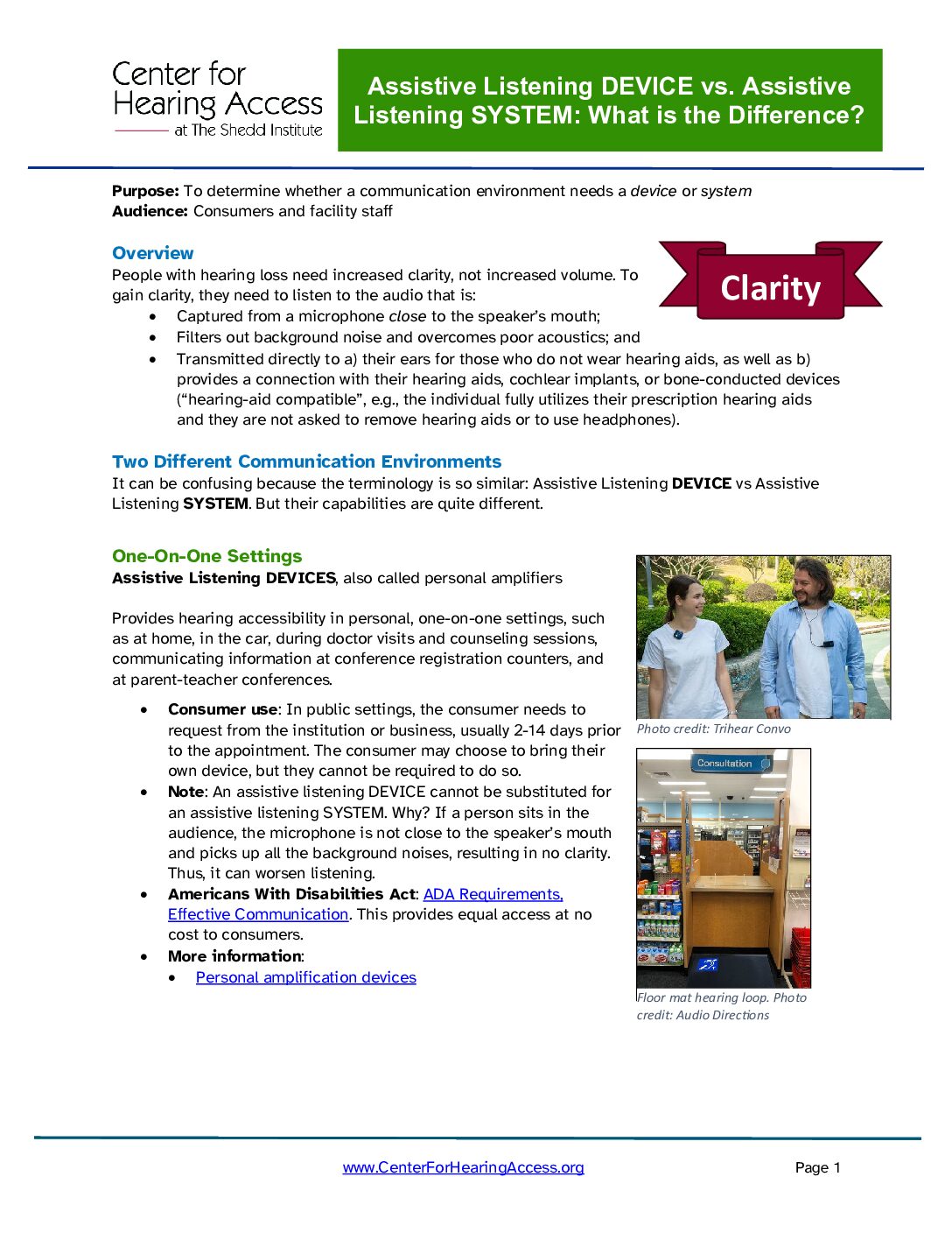 Assistive Listening DEVICE vs. Assistive Listening SYSTEM: What is the Difference?