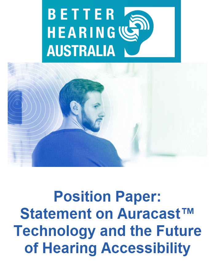Statement on Auracast™ Technology and the Future of Hearing Accessibility from Better Hearing Australia