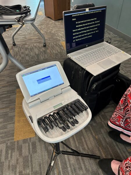 CART Stenograph Equipment