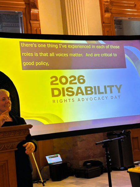 CART captions overlaid on top of the slide