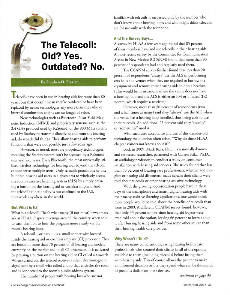 screenshot of first page, T-coils old yes-outdated no