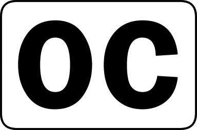 OC symbol for Open Captions