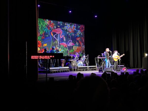 Simon Garfunkel CART Captions during performance