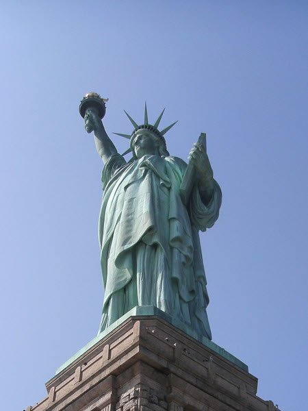 Statute of liberty, outside view