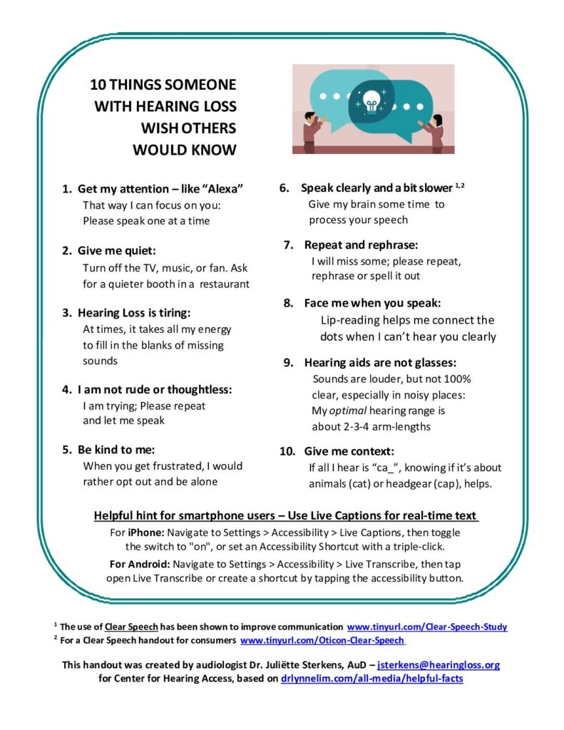 10 Things Someone With Hearing Loss Wish Others Would Know