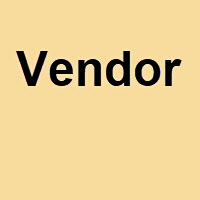 vendor label