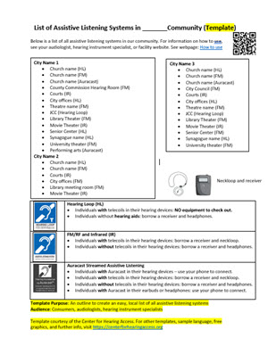 screenshot of template-list of ALS in your community